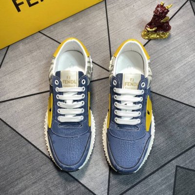 工厂价 Fendi 芬迪 男士最新款休闲鞋！专柜同步上市！原版一比一复刻。全进口官网一比一牛皮面料。内里采用头层顶级羊皮，原版原厂特供橡胶大底。引领时尚新概念。