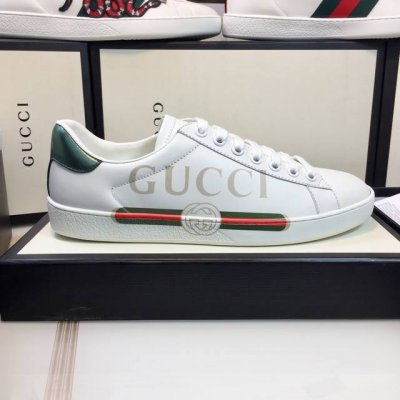 橙子出厂价p 打印款 Gucci 古驰 经典爆款 小蜜蜂小白鞋 百搭休闲鞋板鞋 情侣款 码数：34-45