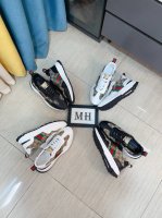 出厂价P Gucci 古奇新款系带休闲男鞋抢先上市，材料做工完胜市场所有版本 最高品质出货头层牛皮配进口原版穿孔材料真皮内里，私模软质大底，上脚舒适度高、进口专