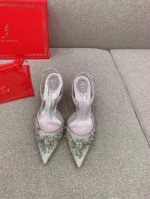 出厂价 Ren* Caovill*重工水晶宝石系列 bling bling精致逼人 堪称工艺品 面料进口高密度网纱 手工缝制珠片水钻 垫脚羊皮 意大利真皮大底