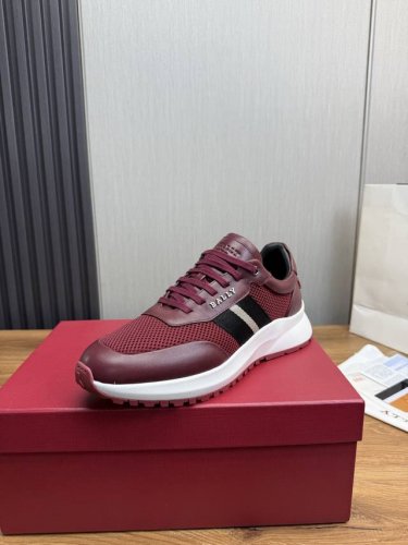 工厂P价 巴利-Bally家原单新品系列,1:1出货 高档牛皮拼接舒适网面+牛皮内里,原版防滑耐磨橡胶大底38-45 38.45订做