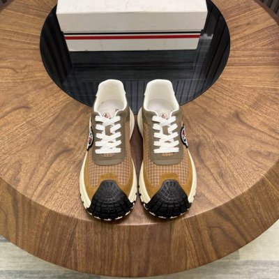 Moncler蒙口 顶级 Size 39-44 38 45 可订做 2025专柜新款Moncler蒙口 男鞋运动鞋,进口牛皮面 氯丁橡胶 各种材质拼接打造 鞋面