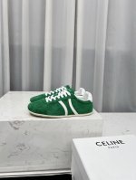 赛琳情侣款35-45Jogger Triomphe标志牛皮革 牛皮绒面革低帮系带运动鞋！Jogger以极简鞋型点晴日常穿搭兼具柔美与率性 简约百搭轻便舒适 面料