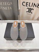 高版本出厂 半托 独家新品 Alaia 阿莱亚25Ss 走秀款平底半托网面芭蕾舞鞋 最近超火的一款平底鞋 章小蕙同款 甜酷芭蕾风 人气超高的一款芭蕾舞鞋，浪漫又