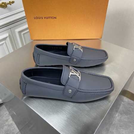 新品louis Vuitton* 顶级男士驾车鞋 休闲 乐福鞋 豆豆鞋原单顶级代购货原版进口荔纹牛皮搭配原版五金扣进口牛皮内里 牛皮垫脚原版橡胶大底 Size： - 点击图像关闭