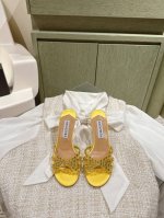 Aquazzur* 菠萝早春专柜新品仙女时装鞋系列，大量上新同步官网全系列均可定制龙年主打一个火爆，全网各大网红纷纷开秀，绝美的穿搭系列！ ★★★★★ 鞋面 P