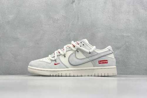 400 現貨 终端放店 Xc版 Nk Sb Dunk Low Supreme联名 浅灰抽绳 周年高端定制 低帮休闲板鞋 #定制鞋盒 大厂纯原品质出货 超高清洁度