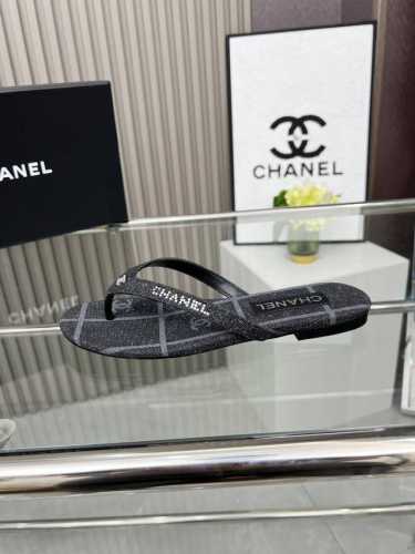 工厂p价 女装女鞋 运动原单 Chanel 香奈儿 25S 平底夹脚人字拖鞋升级版 码数36-44 41-44定做不退换