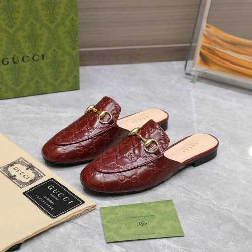 2025专柜同步春夏新款烫钻系列乐福拖鞋Gucci 25S春夏新品双G钻链扣后带凉鞋高跟Guccⅰ 经典女鞋:原版一比一开发，精心调制的鞋楦，面料采用原版质感.