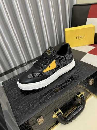 出厂价Pp：260Fendi 芬迪 正规码数: 38-44 休闲鞋 商品材料：精选 牛皮鞋面，柔软羊皮内里；原厂大底。4色可选