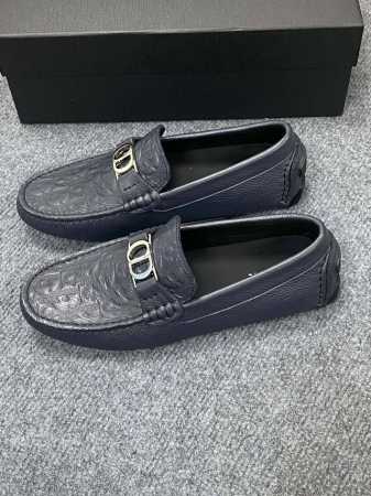 厂价 全球购 英国专柜新款 Dior 迪奥 男士时尚loafer乐福鞋 一脚蹬专柜原版开发。全套包装38一46 - 点击图像关闭