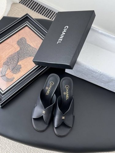 Chanel 25K玛丽珍新款拖鞋 高版本高品质 全颜色做齐全 欢迎主推 鞋面牛皮 内里羊皮 真皮大底 size:35-39 其他码数定做