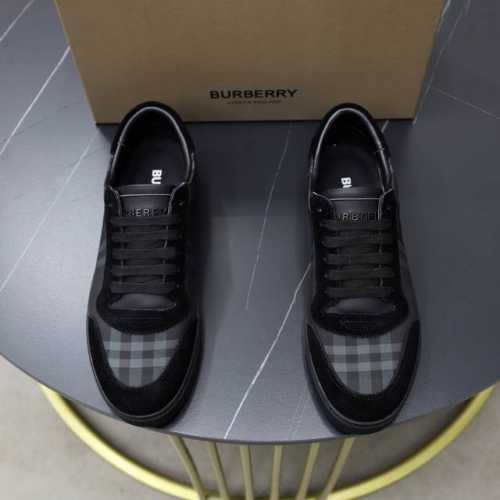 牛里 Burberry巴宝莉 经典低帮滑板套脚鞋｜进口牛皮搭配经典格纹布料｜舒适透气内里｜原版大底｜做工精细穿着舒适 Size：38-44 45定做