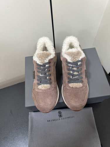 Brunello Cucinelli 新款BC经典休闲鞋运动鞋系列单鞋 BC是意大利知名品牌，极简主义风格，复古又高级！简约又大气，属于非常耐看的款式！高级百搭
