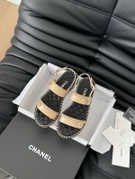 Chanel 25C春夏新款全系列链条拖鞋全系列首发 专柜有的我都有！高版本高品质鞋面牛皮 原版面料 内里羊皮 原版大底Size:35-39 其他码数定