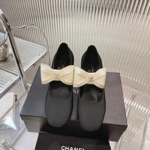 出厂价 Chanel香奈儿24C早春新品蝴蝶结玛丽珍单鞋可盐可甜 高级感满满！ 原版1：1圆头楦型+原版一致蝴蝶花 ______________________