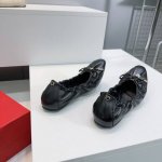 高品质出厂 ！顶级品质原单渠道！ Ferragamo菲拉格幕25春夏新款蝴蝶结后松紧芭蕾舞跳舞鞋单鞋！超级好穿的蛋卷鞋奶奶鞋！经典五金扣饰！优雅大气 春夏必入的