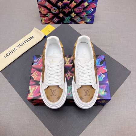 Louis Vuitton 路易威登lv潮流休闲低帮鞋1：1原版复刻！意大利进口专供面料牛皮+橡胶大底，防滑耐磨，进皮内里+设计上很独特的美，超级百搭也很舒服的 - 点击图像关闭