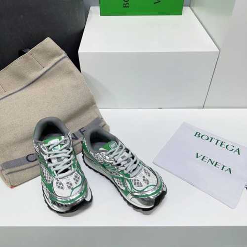 高品质出厂女440男460新色顶级版本！情侣款Bottega Veneta葆蝶家24春夏秀款Bv Orbit运动鞋 王一博 同款 情侣款休闲鞋老爹鞋！Runne