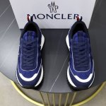 Moncler蒙口 男鞋运动鞋,进口牛皮面、氯丁橡胶 各种材质拼接打造，鞋面采用鞋带和橡胶嵌件设计，后跟Moncler标志，大底采用TPU+橡胶+高弹橡胶发泡组