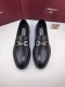 ferragamo 高品质 超软牛皮 商务小皮鞋 进口胎牛 皮质细腻柔软 裹脚舒适 光泽好 档次高 质感一流 优质的五金Logo 柔软的羊皮里 橡胶软底 柔软轻