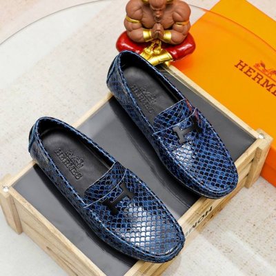 工厂p价 Hermes 爱马仕专柜同款经典套脚鞋1:1开模原单品质采用进口头层牛皮皮内里超高档男鞋皮鞋沉实稳重 非常特别 色，可选！码数38-44