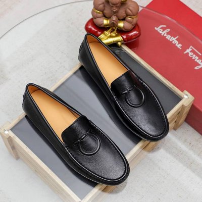 工厂价 Ferragamo 菲拉格慕 爆款时尚休闲套脚鞋官网专柜1:1制作，原版开模好质量看得见，进口高端头层小牛皮，奢华猪皮内里纹路很清优质防水防滑耐磨大底高