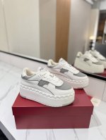 出厂价pp valentino专柜同步新款厚底5.5Cm女士休闲运动鞋 专业高端 完美复刻 品质一流 全部采用原版1:1材料制作 独家开模 面料牛皮 tpu材质
