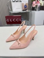 2519一A8GUCCI最新爆款专柜原版鞋开模制作原版五金链条扣大牌明星最爱的奢侈品面料：小牛双G印花内里：羊皮跟高85毫米码数：35-41码。42码定做 底材