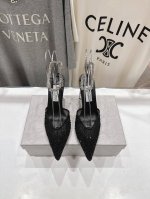 高版本出厂 Jimmy Choo*｜Jc 吉米周2025Ss新款简约烫钻高跟鞋凉鞋 原版套楦，完美的线条，简约大气上脚显气质粗跟舒适百搭，还能拉长双腿显高显瘦显