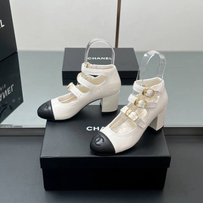 厂价 2025新品Chanel 香奈儿小香风3横带高跟鞋玛丽珍单鞋 香奶奶家一贯的优雅名媛气质 高级感十足！上脚非常Nice～不管光脚穿或搭配裙装、裤装、都非常