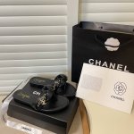 橙子出厂价 Chanrl 香奈儿春夏新款 金属链条人字拖 休闲夹脚拖鞋 码数：35-41