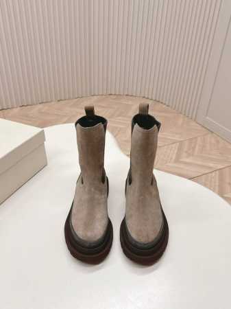 Brunello Cucinelli24秋冬新款BC秋冬靴子系列 切尔西靴，马丁靴 BC是意大利知名品牌，品牌独特设计 ，洋气优雅复古又高级高级百搭之王，脚感很 - 点击图像关闭