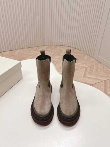 Brunello Cucinelli24秋冬新款BC秋冬靴子系列 切尔西靴，马丁靴 BC是意大利知名品牌，品牌独特设计 ，洋气优雅复古又高级高级百搭之王，脚感很
