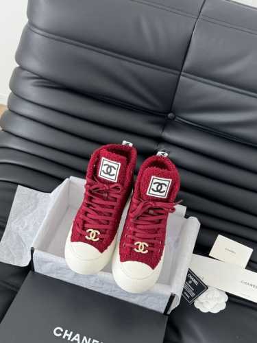 低邦 高邦 Chanel 24P新款大头饼干鞋 原版开发顶级版本 鞋面正品一致 内里羊皮 TPU大底 非普通版本橡胶大底 Size:35-39 其他码数定做