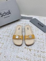 出厂 高版本 Scholl X Balenciaga巴黎世家 25 圆头平底 520限定系列 软木底 防滑一字拖鞋 balenciaga 2025巴黎世家联名S