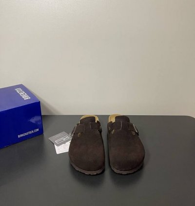 情侣款 男款10 Birkenstock 勃肯 包头皮带扣半拖鞋 人体工程学设计 软木乳胶鞋床 轻便舒适 脚感满分 脚蹬上就能走 穿脱超方便。码数：35-46