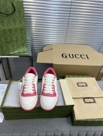 Gucci古驰最新爆款mac80 运动鞋 情侣款 休闲 复古 做旧 脏脏鞋 小脏鞋 小白鞋 原版购入开发 做货 古驰mac80全新爆款系列 精致小巧的互扣式双g