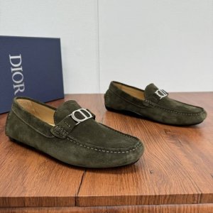 Dior 迪奥 Dior Odeon便鞋 粒面牛皮 绒面牛皮 荔枝纹牛皮多重风格可选！延续经典豆豆鞋设计风格，皮革与扣带的经典搭配，紧致皮革制作，彰显优雅气质！