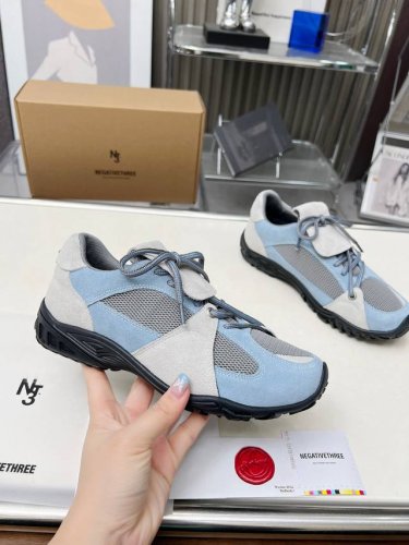 negativethree Nt3 韩国设计师品牌机能运动鞋 原版1比1复制 面料高丝光牛津 透气网里 垫脚牛皮 防滑橡胶大底 颜色：天蓝.棕色.黑色三色可选