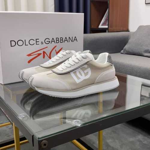 商品商标 Dolce&Gabbana 杜嘉&班纳 正码码数 38-44，45定做 商品材料 鞋面意大利牛皮拼接鞋面，羊皮垫毛巾布内里，鞋底：原厂特供原版橡胶组合