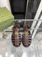 情侣款Gucci 25ss 春夏最新款 双G果冻凉鞋 专柜购买原版 正品一比一开发 所有细节 材料 全部跟你在专柜买到的都一样 欢迎细节对比 码数:36 44