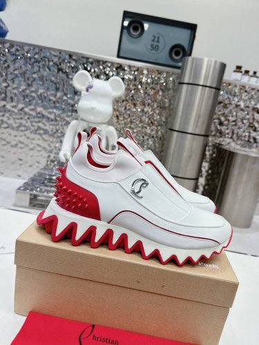 出厂价： 王俊凯 杨幂 许凯 张婧仪 丁程鑫 陈牧驰 王子异 同款christian Louboutin路铂廷 2024 新品 Astroloubi 男女同款厚