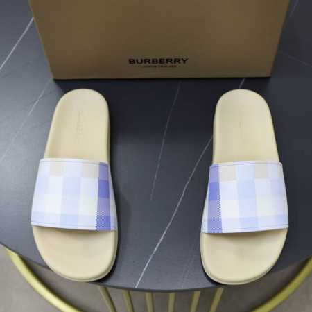 出厂价 Burberry 巴宝莉拖鞋新款上市完美做工！完美造型顶级品质防滑耐磨tpu大底百搭舒服鞋，标准尺码38-44 45-46-47可定做 - 点击图像关闭