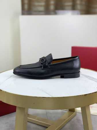 工厂p价p 顶级品质 真皮大底系列 Salvatore Ferragamo 菲拉格慕商务皮鞋，1:1顶级代购品质，鞋面进口精选原版小牛皮，内里垫脚均用进口原版水 - 点击图像关闭