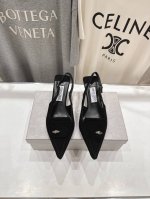 高版本出厂 Jimmy Choo｜Jc 吉米周2025Ss新款简约尖头高跟鞋凉鞋 原版套楦，完美的线条，简约大气上脚显气质粗跟舒适百搭，还能拉长双腿显高显瘦显腿