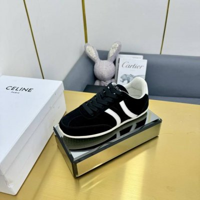 出厂价Pp Celine 24早春赛琳Trainer！ Ct-10升级版低邦牛皮革系带运动鞋；时尚轻松又高级，无论是通勤还是出游统统都Hold住！明星同款 时尚