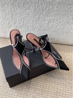 les petits joueurs 2025年春夏系列新品～性感靓丽首选单品鞋面选用优质缎面烫钻+，进口水染羊皮垫脚，真皮大底！跟高：10cmSize：#35