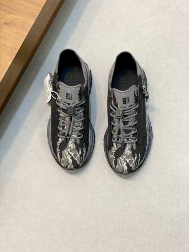 Givenchy 纪梵希 -高端品质 原单休闲运动鞋 -鞋面；纳帕小牛皮、品牌迷彩帆布匹、鞋身品牌金属拉链、鞋身.鞋舌；丝印品牌Logo -内里：水染牛皮 -大