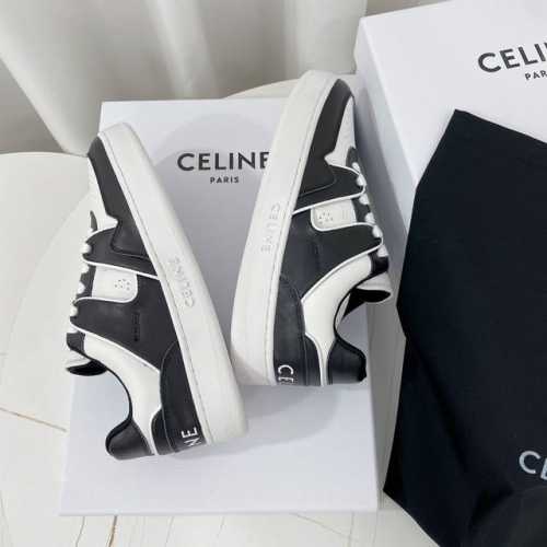 Celine赛琳~~全新升级版情侣款小白鞋系列；低帮 中帮 高帮运动鞋，魔术贴板鞋，休闲鞋 充满街头感的一双鞋子，拼色设计非常赞，这款鞋有它自己独特的设计，皮革